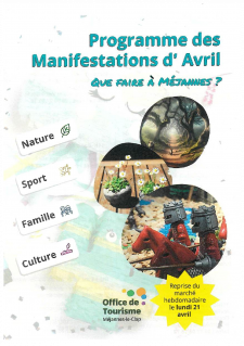 Programme du mois d'avril
