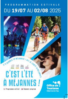 Programme estivale du 19 juillet au 2 août