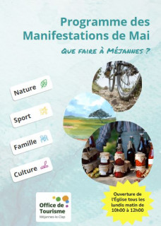 Programme du mois de mai
