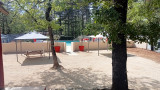entrée piscine chauffée