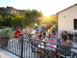 Camping de la Claysse - Terrasse Restaurant