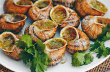 Assiette escargots à la bourguignonne