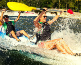 descente en canoë toboggan