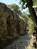 Remains of the Roman aqueduct Vers pont du Gard