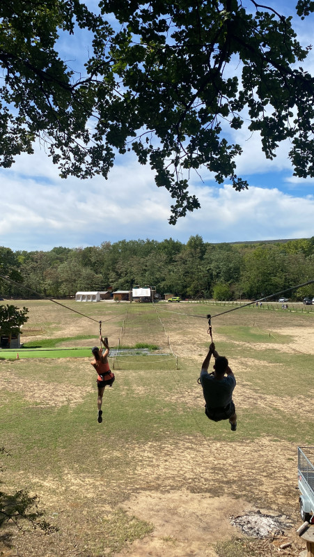 Accroche aventure - tyrolienne en parallèle 2