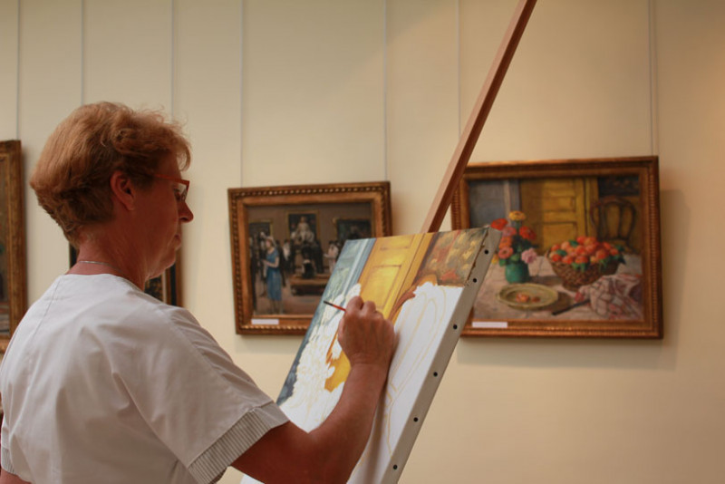 Journée des copistes au Musée Albert André