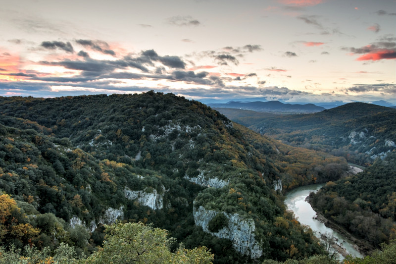 De Gorges de la Cèze, Natuurgebied