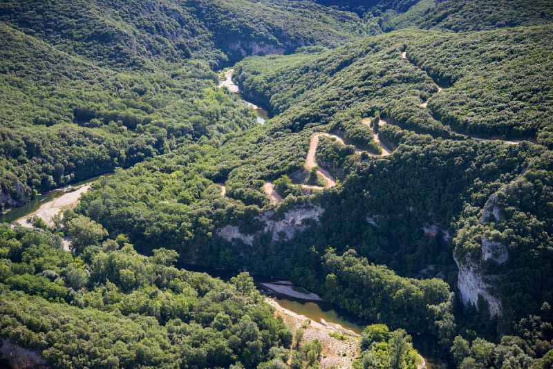 De Gorges de la Cèze, Natuurgebied
