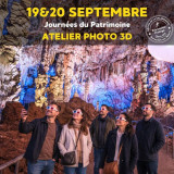Journées du Patrimoine à la Grotte - atlelier photo 3D_Méjannes-le-Clap