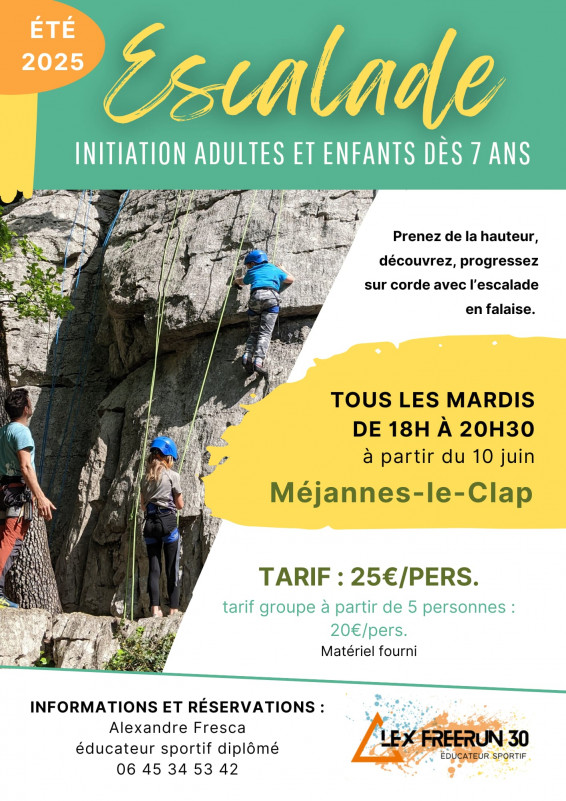 Escalade avec Alex Freerun 30_Méjannes-le-Clap