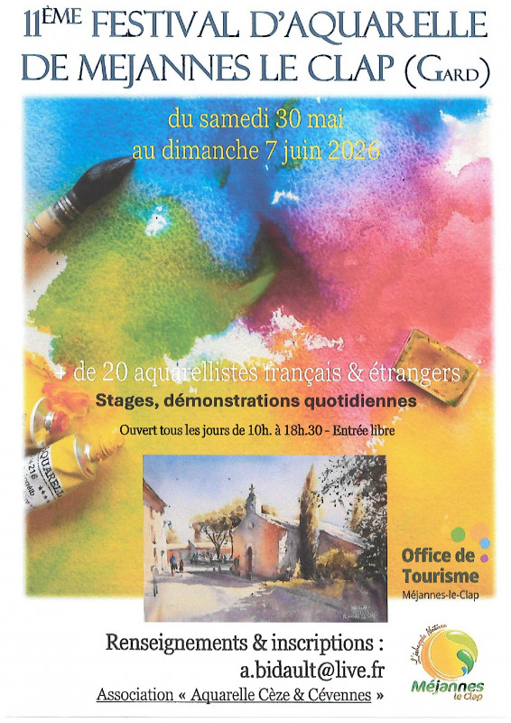 11ème festival d'aquarelle_Méjannes-le-Clap