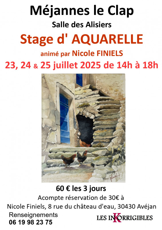 Stage d'Aquarelle_Méjannes-le-Clap