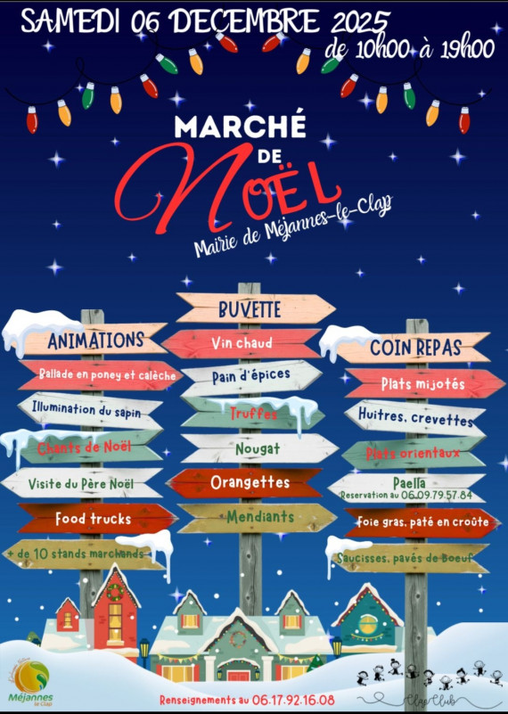 Marché de Noël_Méjannes-le-Clap Marché de Noël_Méjannes-le-Clap