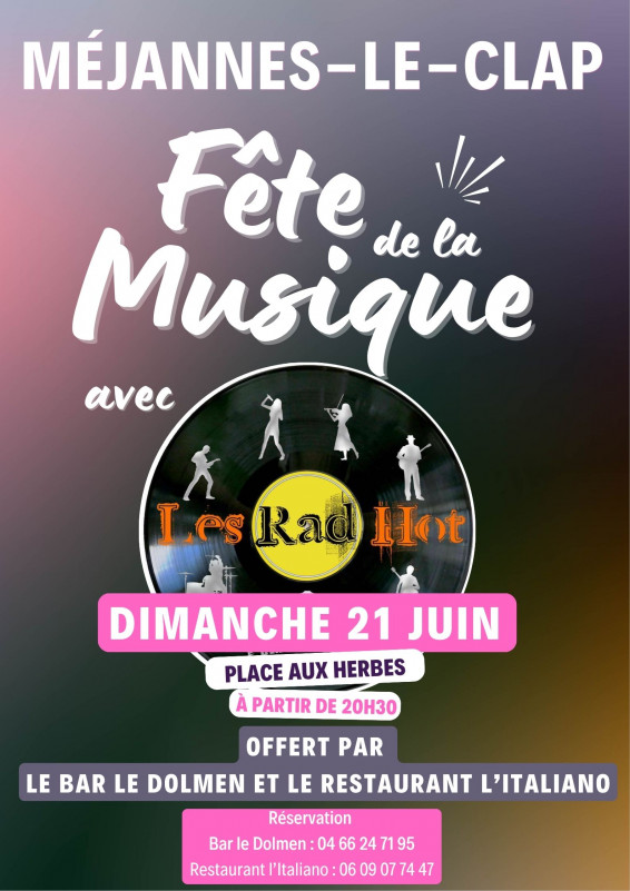 21-06 Fête de la Musique restaurateurs.jpg - © OT Méjannes 21-06 Fête de la Musique restaurateurs.jpg