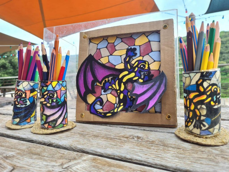 Atelier Créatif Dragon-Salamandre : Un Cadeau Unique pour Papa!_Méjannes-le-Clap