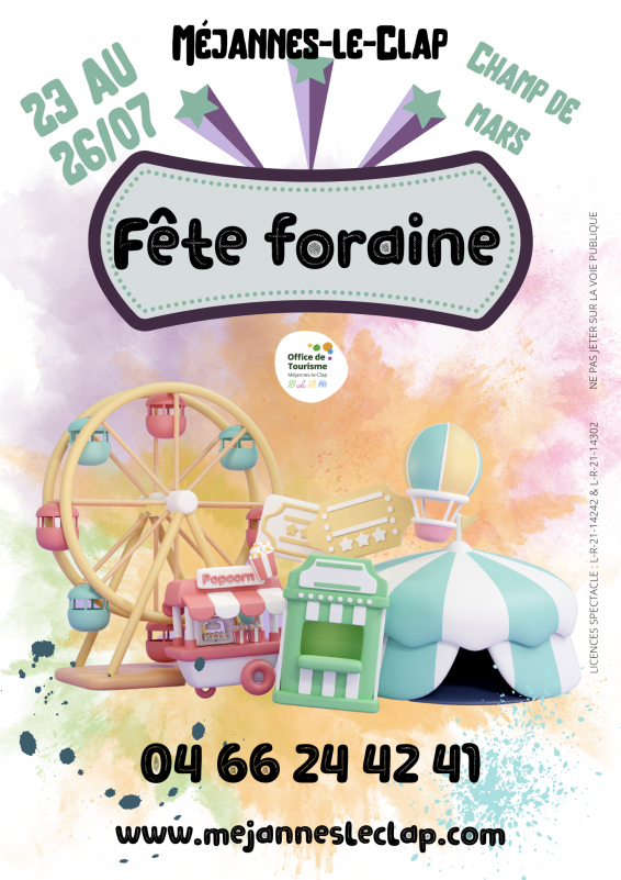 23 au 26-07 fete foraine 23 au 26 juillet.png - © canva 23 au 26-07 fete foraine 23 au 26 juillet.png