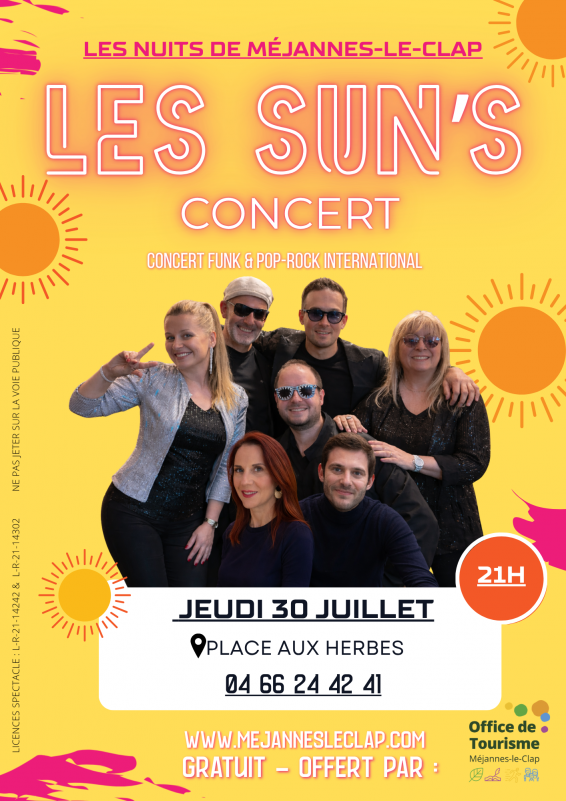 Les sun's en concert_Méjannes-le-Clap