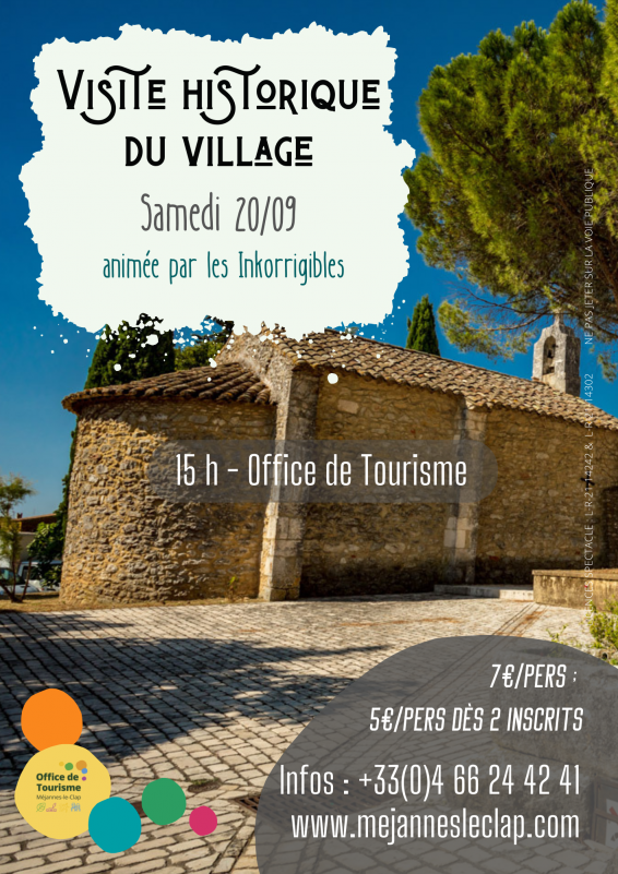 Visite historique du village_Méjannes-le-Clap