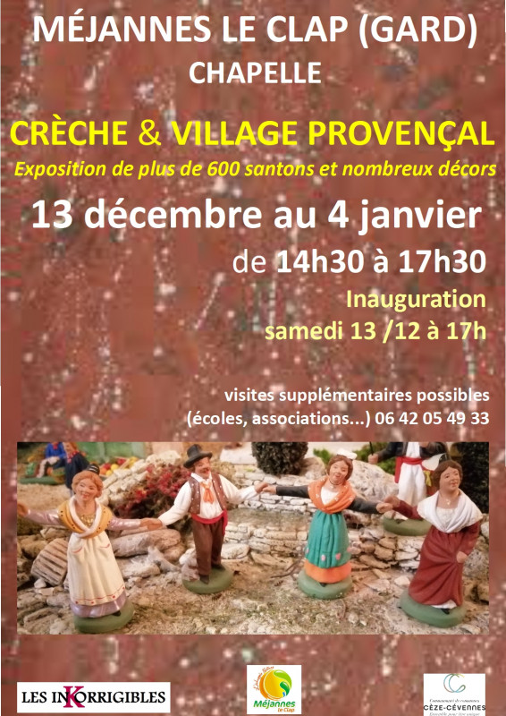 crèche et village provençale_Méjannes-le-Clap
