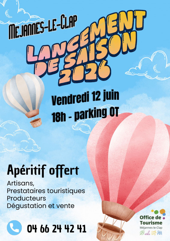 Lancement de saison 2026_Méjannes-le-Clap - © Office de tourisme Lancement de saison 2026_Méjannes-le-Clap