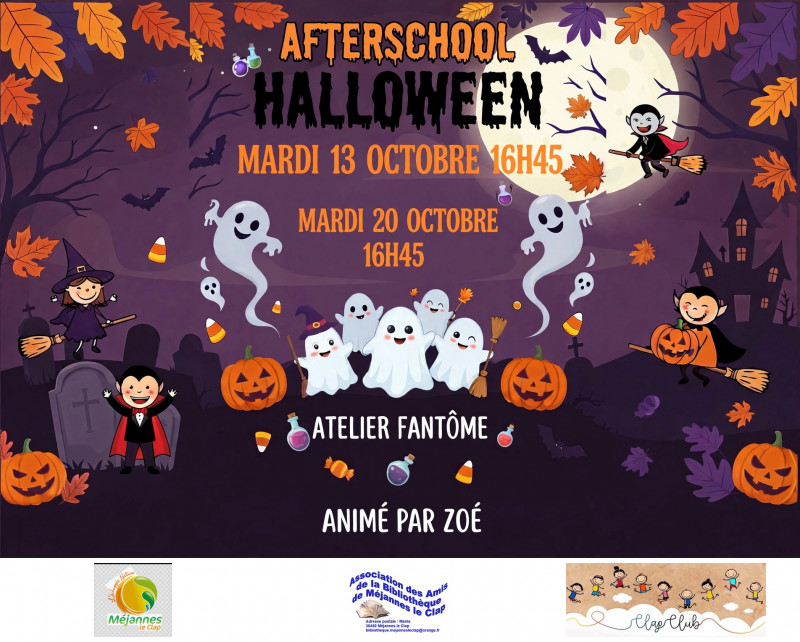 After School thème Halloween_Méjannes-le-Clap