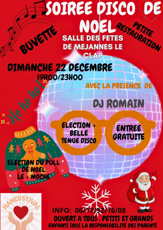 Soirée Disco de Noël_Méjannes-le-Clap