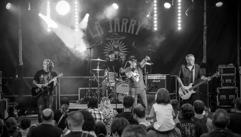 Concert rock avec 